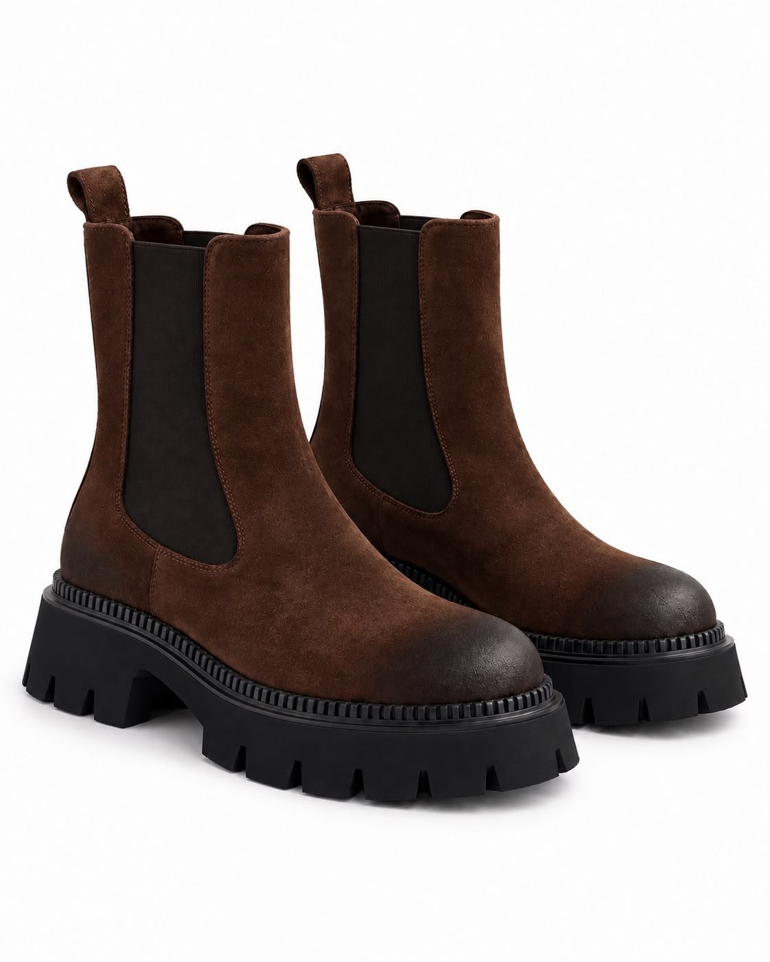 Art 908 – stivaletti Chelsea in camoscio Farro